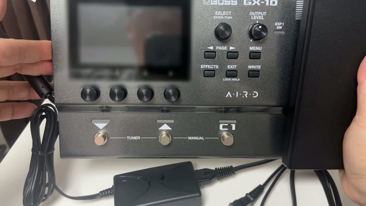GX-10の操作パネル